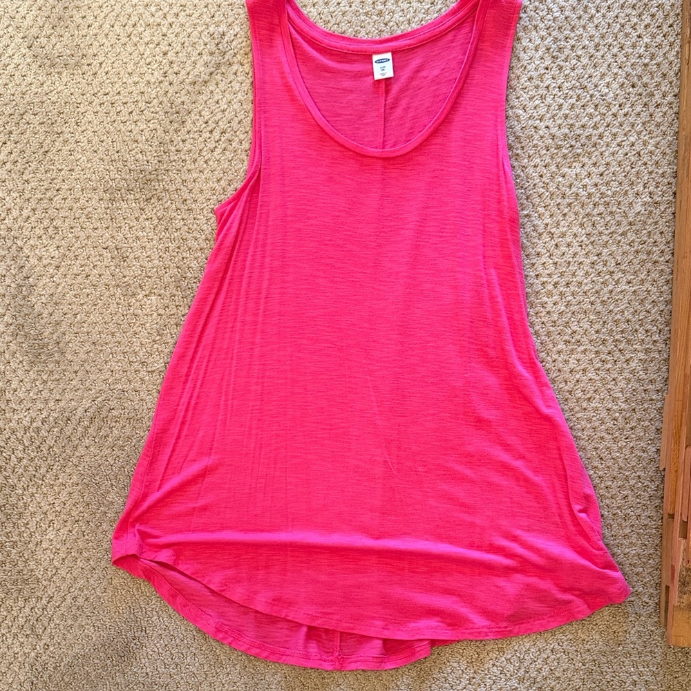 Old Navy Vibrant Pink Tank Top